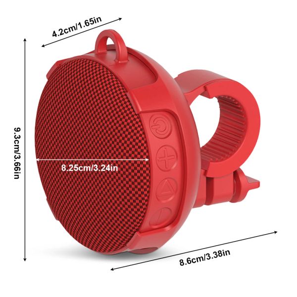 Altoparlanti altoparlanti per bici da bici 5W Soundspeaker IPX7 Bluetoothcomptible Bluetoothcomptible Bluetoothcomptible Bluetoothcomptible