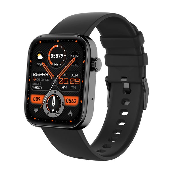 Smart Watch Sport Misuratore di pressione sanguigna Frequenza cardiaca Passo IP67 Impermeabile a schermo intero Salute orologio intelligente P71