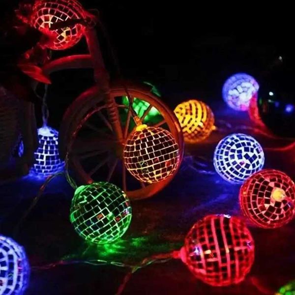 LED dizeleri usb disko top ışıkları ayna ışık ipi atmosferik enerji tasarrufu partiler için ev Noel ağacı dekor yq240401