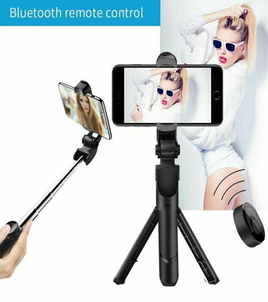 3 em 1 monopés selfie tripé extensível selfie vara bluetooth com controle remoto sem fio suporte de 360 graus para samsung huawei xiaomi ph6093090