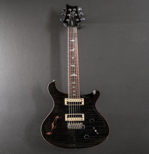 PRS SE CUSTOM 22 SEMIHOLLOW GREY BLACK 6-saitige E-Gitarre, hergestellt in China. Hohe Qualität mit 4425018