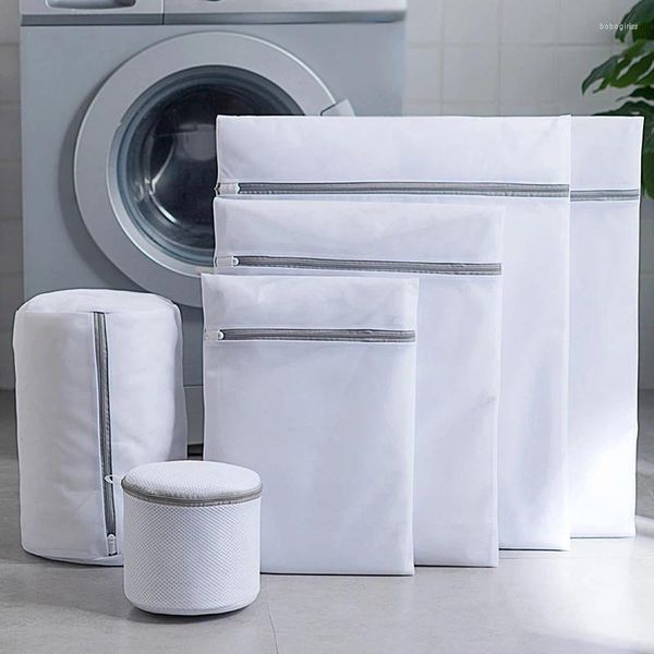 Çamaşır torbaları 1 ev için set örgü çamaşırlar çamaşır makinesi çorapları iç çamaşırı sutyen yatağı depolama net filtre yıkama torbası