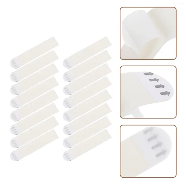 Garrafas de armazenamento 30 Pcs Dupla Face Fita Transparente Po Frame Transparente Montagem Adesivos de Parede Adesivo Sem Traço Mat Branco