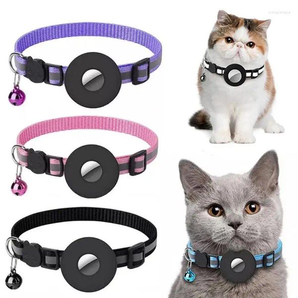 Hundehalsbänder, reflektierendes Halsband, wasserdicht, Halteretui für Airtag, Airtag, Airtags, Schutzhülle, Katze, Kätzchen, Welpen, Nylon