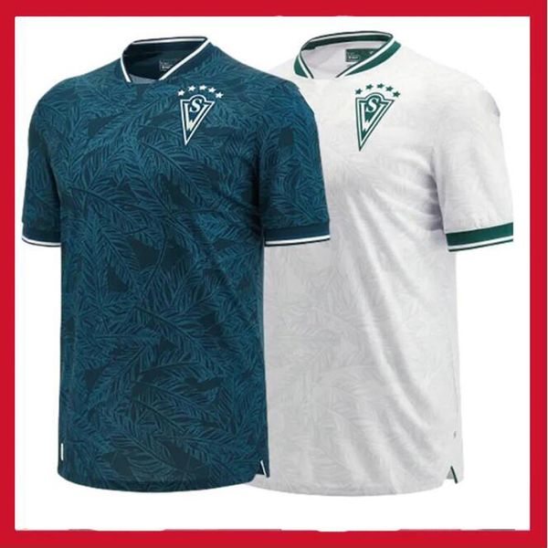 2024 25 Chile Jerseys First League Santiago Wanderers Jerseys Mens Soccer Jerseys Home Away Mangas Curtas Camisas de Futebol