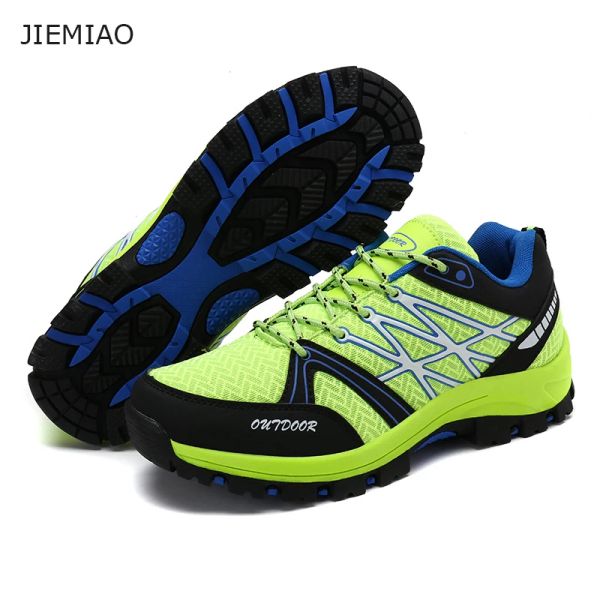 Sapatos Jiemiao Moda Men Sapatos de caminhada ao ar livre Botas de escalada de trekking Summer Summer Breathable NONSLIP TRAILHA