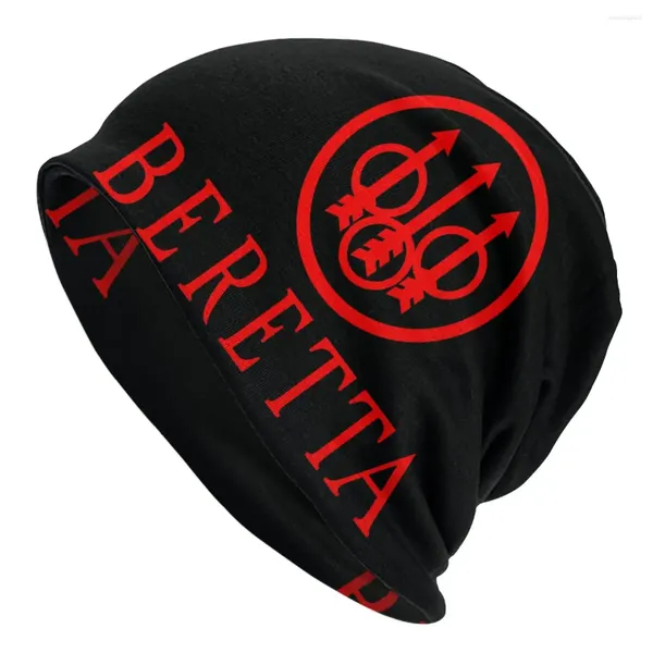 Berretti Arma da fuoco Pistola Fucile Beretta Pistole Cofano unisex Ciclismo Cappelli sottili a doppio strato per uomo Donna