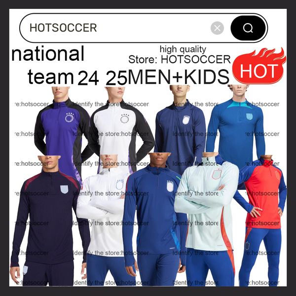 2024-2025 roupa de treino da seleção nacional homem kit infantil Itália Portugal Espanha BELLINGHAM MBAPPE Alemanha KROOS VERRATTI TOTTI