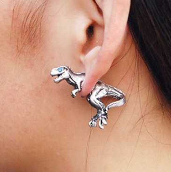 Schmuck koreanische Version Harajuku Stereo kleine Tier Dinosaurier Mode Persönlichkeit Piercing Ohrringe