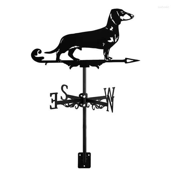 Estatuetas decorativas metal animal cata-vento telhado jardim quintal decoração para fazenda ao ar livre