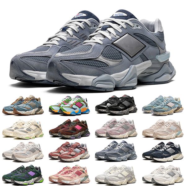 9060 sapatos de grife 9060s homens mulheres treinadores praia vidro azul haze borgonha cinza marfim marinho sal marinho branco preto workwear moon daze tênis esportivos treinadores