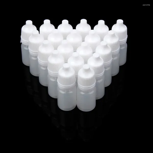 Vorratsflaschen 50 Stück 3 ml/5 ml/10 ml/15 ml/20 ml/30 ml/50 ml Großhandel leere Kunststoff-Squeezable-Tropfen-Augenflüssigkeit nachfüllbar