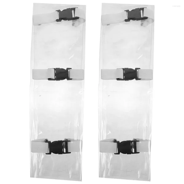 Capas de cadeira 2 PCS Dental Fornecimento Pé Almofada Manga Acessório Abs Clear Pad Recliner Protetor Home