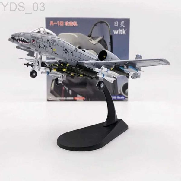 Aeronave Modle Wltk Diecast Metal 1/100 Escala USAF A10 A-10A A10A ATACK ATRACTH FIGHTER MODELO DE AVIANO MODELO PARA COLEÇÃO YQ240401