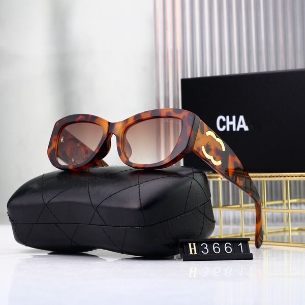 Óculos de sol homens homens Chaneel Designer Brand Design Casual Sunglasses Design 3661 Caixa da série Opcional Opcional Opcional People To Better Life