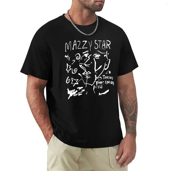 Polos masculinos Mazzy Star So Tonight That T-shirt para um menino camisetas grandes roupas