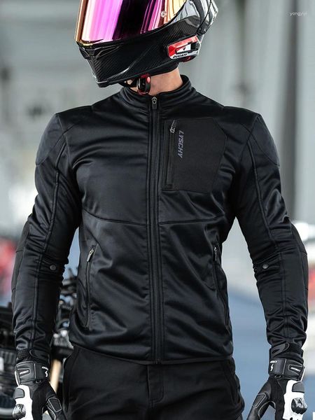 Fahrradhandschuhe Lei Wing Suit Herren Four Seasons Motorrad CE2 Protector Anti Drop Winddicht Racing Reflektierender Ritter