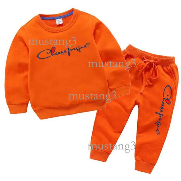 Conjuntos de roupas de marca de designer criança agasalho meninos roupas crianças moletom com capuz jogging terno moda casual bebê selvagem