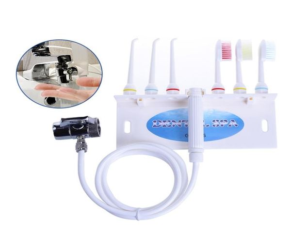 Rubinetto Irrigatore orale Dentale Getto d'acqua Flosser Spazzolino da denti Pulizia della bocca SPA Sbiancante per denti Pick Machine Drop 2202229751556