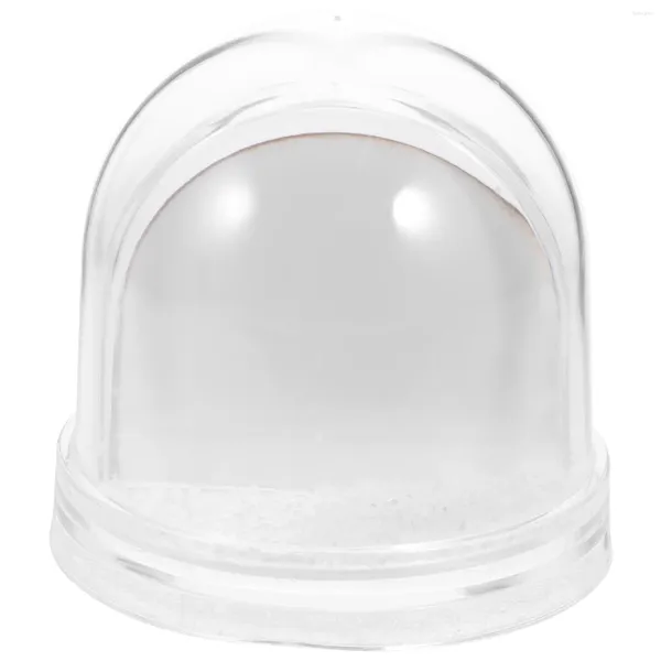 Frames Snow Globe Po Frame Frame Picture Globes Plástico para Kit Kits Liquid com Inserir papel DIY