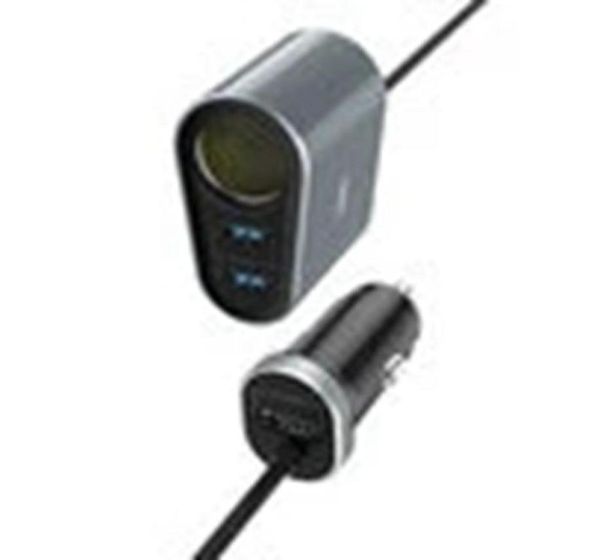 Автомобильное зарядное устройство Hoco Z35A, 124 Вт, 3 порта USB, 3 USB, 24 Вт, адаптер для быстрой зарядки для iPhone 12 Pro Max, Samsung Galaxy Note S20 ultra Huaw3308184