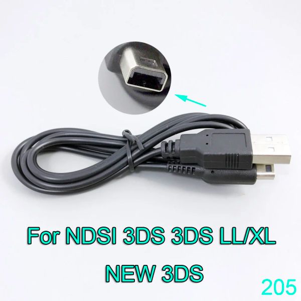 ChengHaoRan 50 Stück USB-Ladegerät-Ladekabel für Nintendo New 3DS XL 3DS 2DS XL LL universal