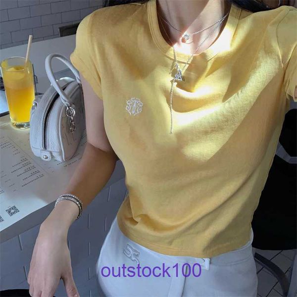 Marca Summer Women and Men Thirt SHIRT ONLINE ONLINE ONLINE SCHEDA CHIESA SANCHRIT RACCHARITA TSHIRT SUTTIVATA PER WOMENS Summer Small Pure ha Real Logo F93L