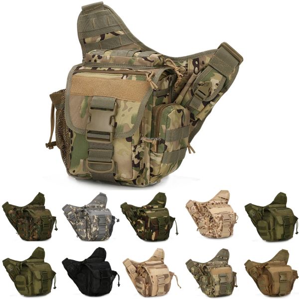 Taschen Outdoor Männer Camouflage Taktische Tasche Multifunktionale Camping Kamera Tasche Jagd Angeln Messenger Taschen