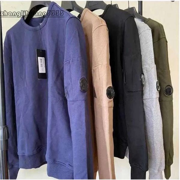 Толстовки мужские толстовки 20Ss Cp Мужская куртка Marque Sweats Capuche Manches Longues Дизайнерская толстовка Compagnie Top Sweat Sweat-Shirt De Luxe Hood Coule -Shirt