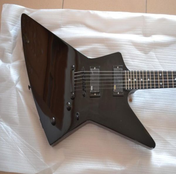 Toda a mais nova guitarra elétrica estilo Explorer K preta es 0124177306