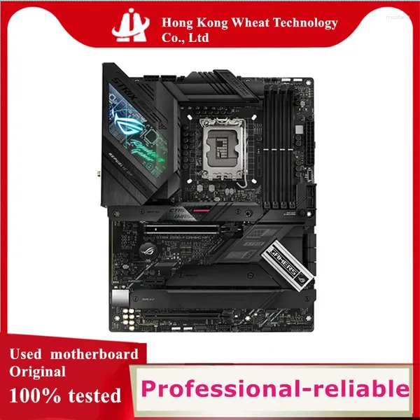 Motherboards Intel Z690 STRIX Z690-F GAMING WIFI Motherboard Verwendet Original LGA 1700 LGA1700 DDR5 128 GB NVME SATA3 Desktop Mainboard