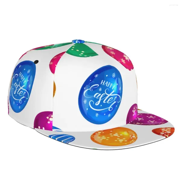 Berretti da baseball Uova di Pasqua Berretto da baseball con stampa 3D Cappello da sole casual Elegante stile etnico Moda Stage Hip Hop Donna Uomo