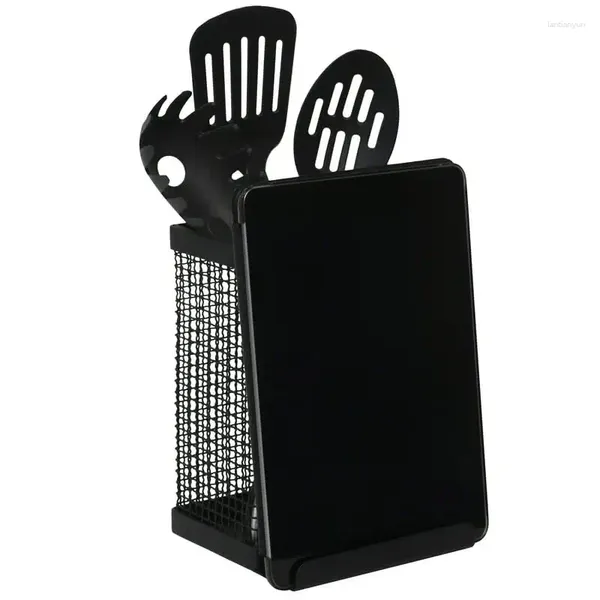 Tablet vassoio per tè Tablet e supporto per utensili in vassoio acrilico nero opaco in legno in ceramica bianca rattan f f