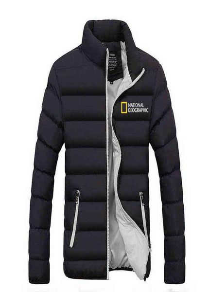 Herren Jacke Herbst Winter Mode Marke Männer National Geographic Kleidung Casual Jogging Mantel Reißverschluss Winddicht Sportswear 2021 Y1202391785