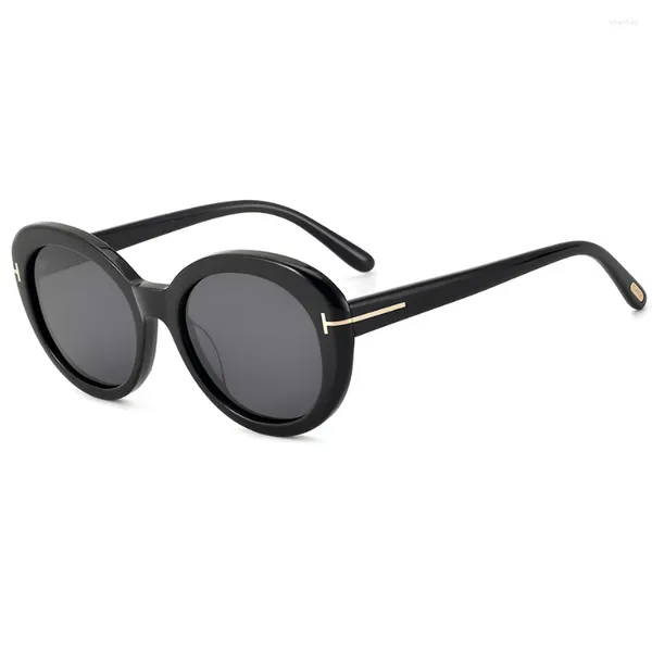 Erkekler için Güneş Gözlüğü Çerçeveleri TF1009 Vintage Yüksek Kaliteli Lüks Markalar Açık UV400 Moda Oval Araba Sürüş Kız Kadın Güneş Gözlükleri
