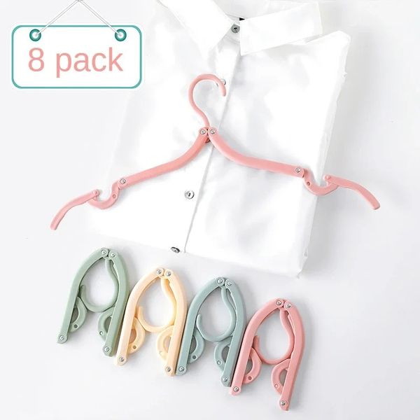 2024 8pcs Multifuntional Plastic Benger Travel Space Salvable Gucciole Creative Creative Rack Baby Ganger per Baby Hanger per