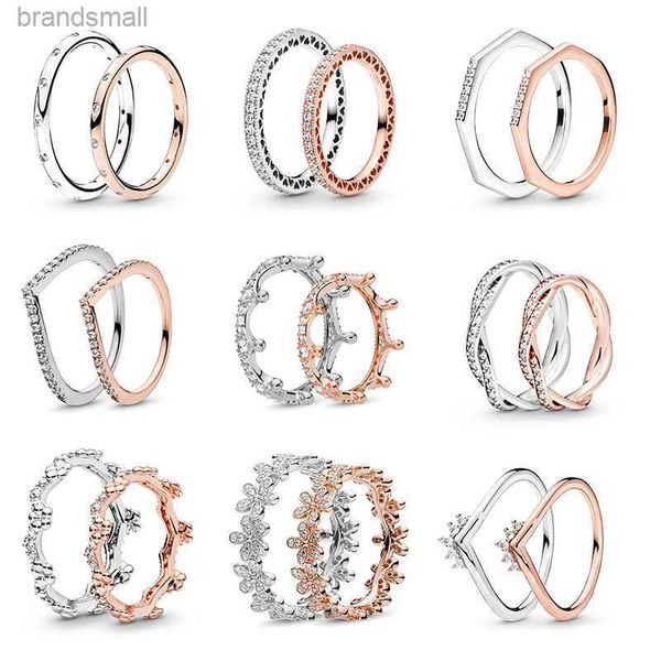 Designer-Ring für Damen, neue beliebte Ringe aus 925er-Sterlingsilber, funkelnde Schleife, stapelbare Ringe, Zirkonia, für Damen und Herren, Geschenke, Dora-Schmuck-Angebote