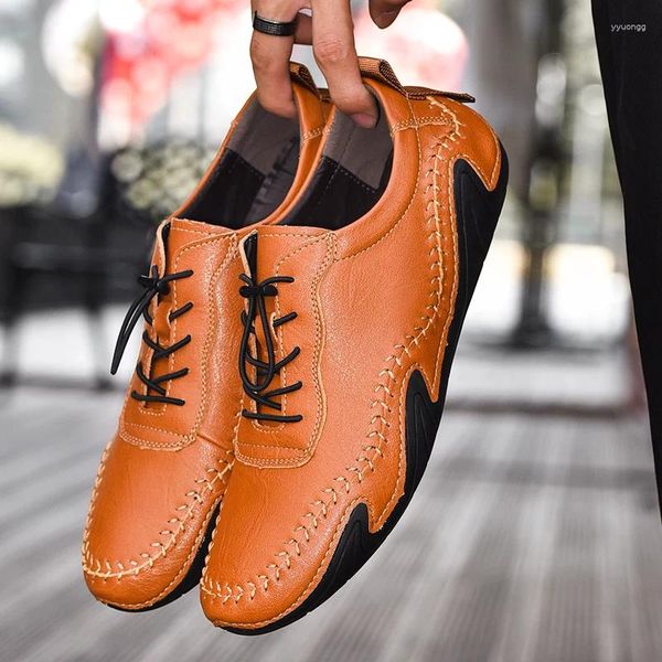 Sapatos casuais de verão homens camurça mocassins masculinos apartamentos menino condução mocassins macios calçados deslizamento-on andando confortável tamanho grande