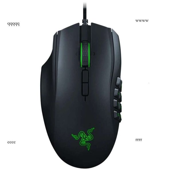 Mouse da gioco MMO ergonomico Razer Naga per mancini per utenti mancini Mouse con tasto laterale meccanico RGB Ro 2103155296361