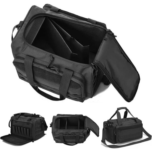 Borse Borsa per pistola tattica Borsa a tracolla impermeabile in nylon 600D Accessori tattici Poligono di tiro per addestramento militare Forniture per il tiro