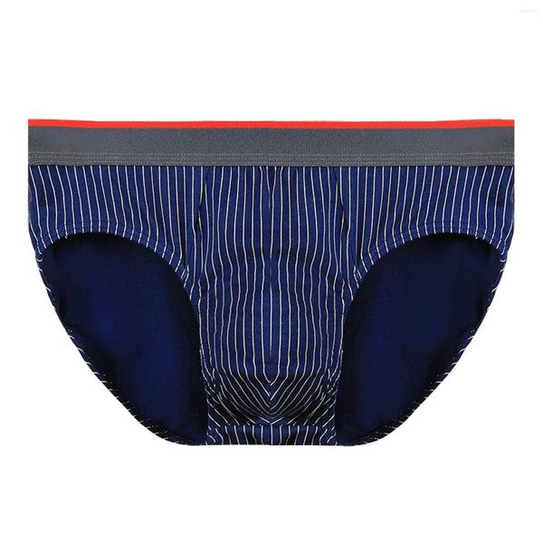 Cuecas masculinas de algodão roupa interior simples briefs finos esportes confortáveis respirável boxer shorts calcinha tangas