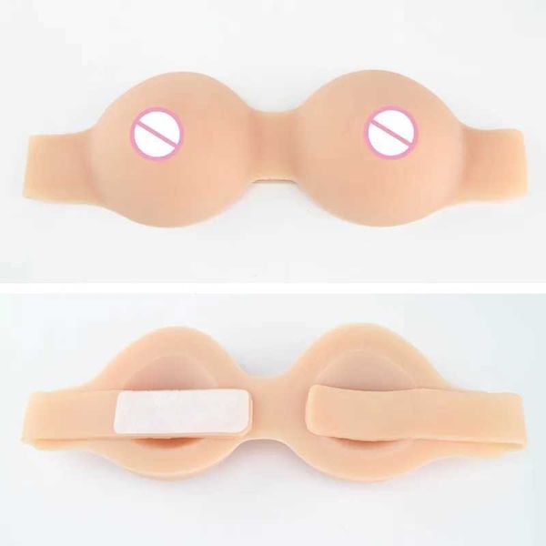 Almofada de mama Strapless Silicone Boobs Breast Enhancement Pad Soft Touch A B C Cup para pequeno peito plano busto falso seios sutiãs 240330