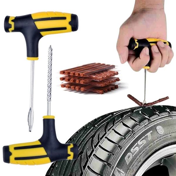 6 Teile/satz Auto Tubeless Reifen Reifen Punktion Stecker Reparatur Werkzeuge Kits Auto Auto Zubehör Motorrad Fahrrad Gummi Zement