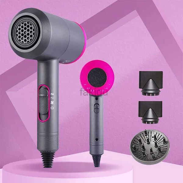 Secadores de cabelo de alta velocidade 3 engrenagens Cool Hot Wind Shot Ionic Air Blower Hammer Shape Salão Profissional Poderoso Secador de Cabelo Elétrico Styling 240401