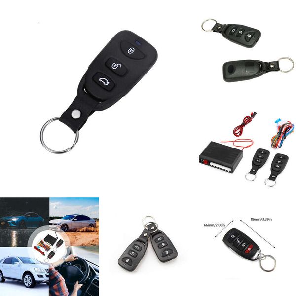 2024 12V Auto Fernbedienung Fahrzeug Sicherheit Zentraltürschloss Keyless System Fernbedienung Auto Alarmanlagen Zentralverriegelung mit Auto Remote Central Kit