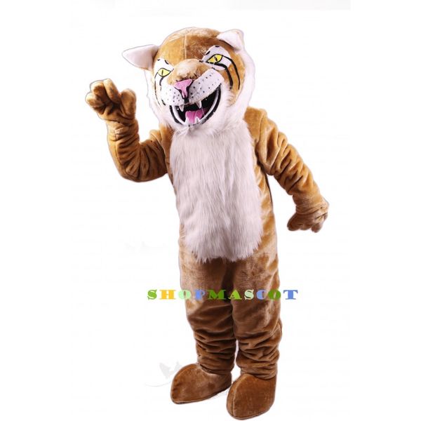 2024 Halloween New Bobcat Leggero costume della mascotte Animale del fumetto Personaggio a tema Anime Formato adulto Natale Carnevale Festa di compleanno Vestito operato