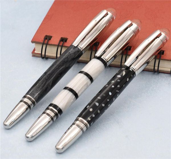 Серия Star, дизайн из белого мрамора, шариковая ручка-ролик с высококачественными школьными канцелярскими принадлежностями, гладкие подарочные ручки для письма2756536