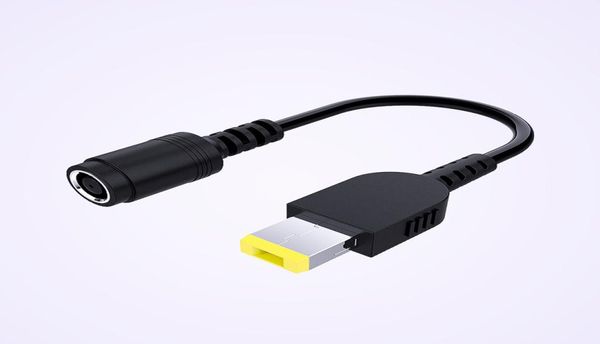 Adaptador de cabo conversor de energia do carregador 79 mm Jack redondo para extremidade quadrada de 55 mm para Lenovo ThinkPad3203622