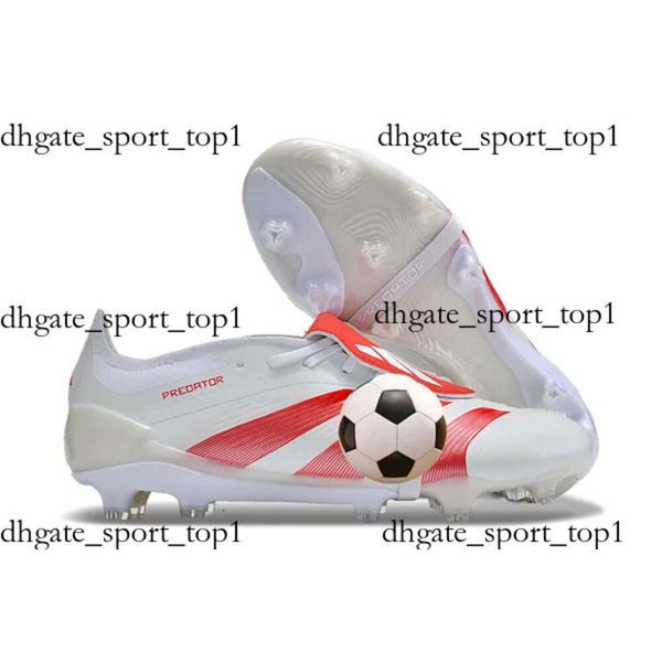 Sandálias de grife Sapatos de grife Predator Elite Tongue FG Masculino Ultra-Leve Sapatos de Futebol Luz Respirável À Prova D 'Água Sapatos de Futebol Tamanho 39-45 Tênis 339