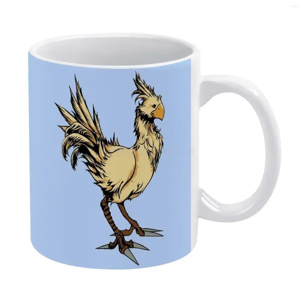 Tassen Chocobo Weiße Tasse Kaffee Mädchen Geschenk Tee Milch Tasse Final Fantasy Anime Jrpg